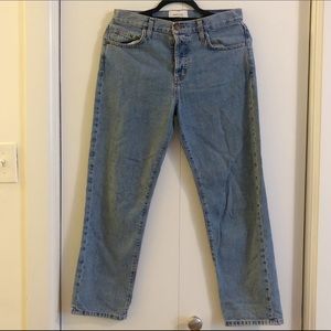 Current/Elliot straight leg jeans, light wash